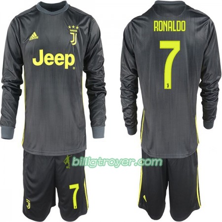Billige Fotballdrakter Juventus Ronaldo 7 Barn Tredjedraktsett 2018/19 Langermet